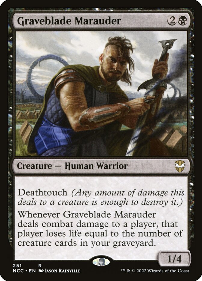 Magic the Gathering Card - Graveblade Marauder - MTG Circle