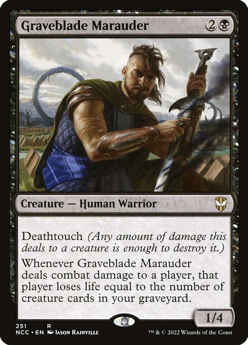 Magic the Gathering Card - Graveblade Marauder - MTG Circle