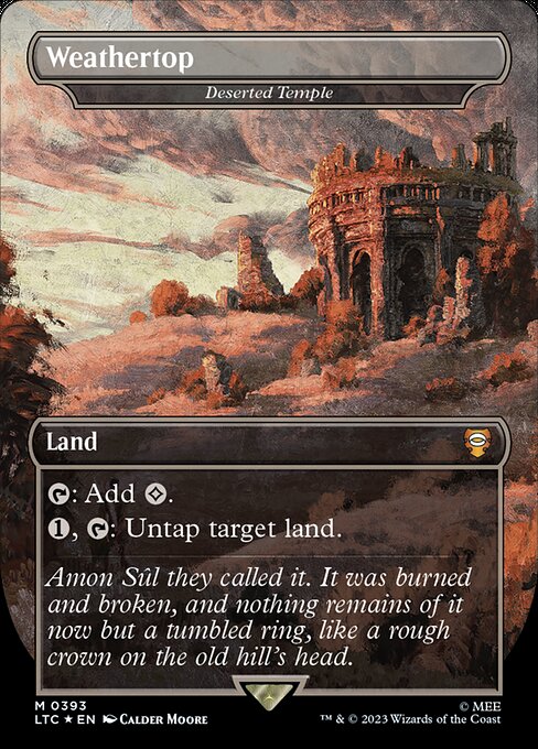 Magic the Gathering Card - Deserted Temple - MTG Circle