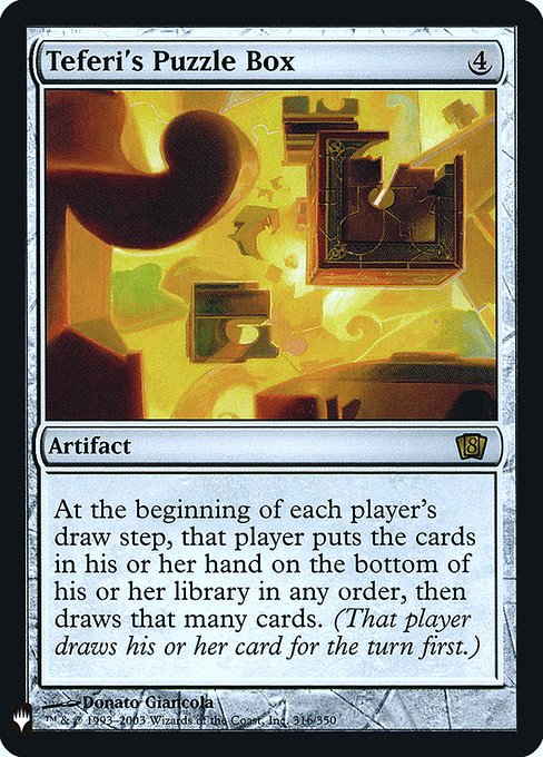 Magic the Gathering Card - Teferi's Puzzle Box - MTG Circle