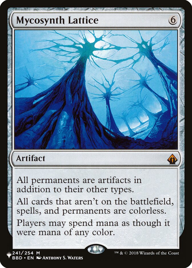 Magic the Gathering Card - Mycosynth Lattice - MTG Circle