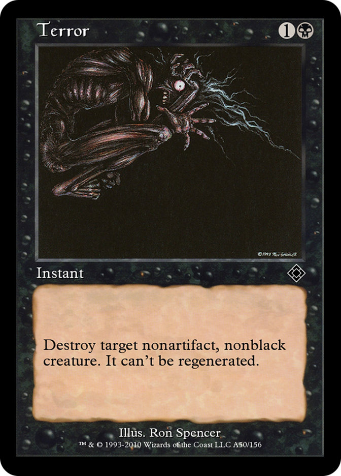Magic the Gathering Card - Terror - MTG Circle