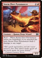 Magic the Gathering Card - Storm Fleet Pyromancer - MTG Circle