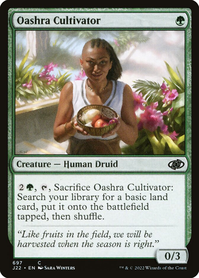 Magic the Gathering Card - Oashra Cultivator - MTG Circle