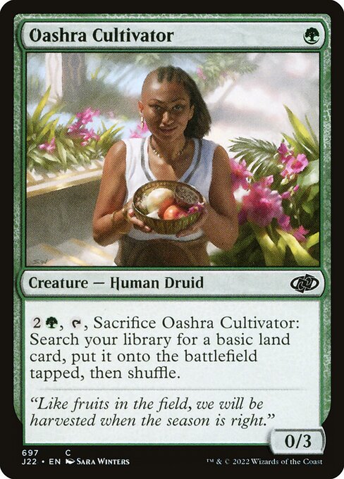 Magic the Gathering Card - Oashra Cultivator - MTG Circle