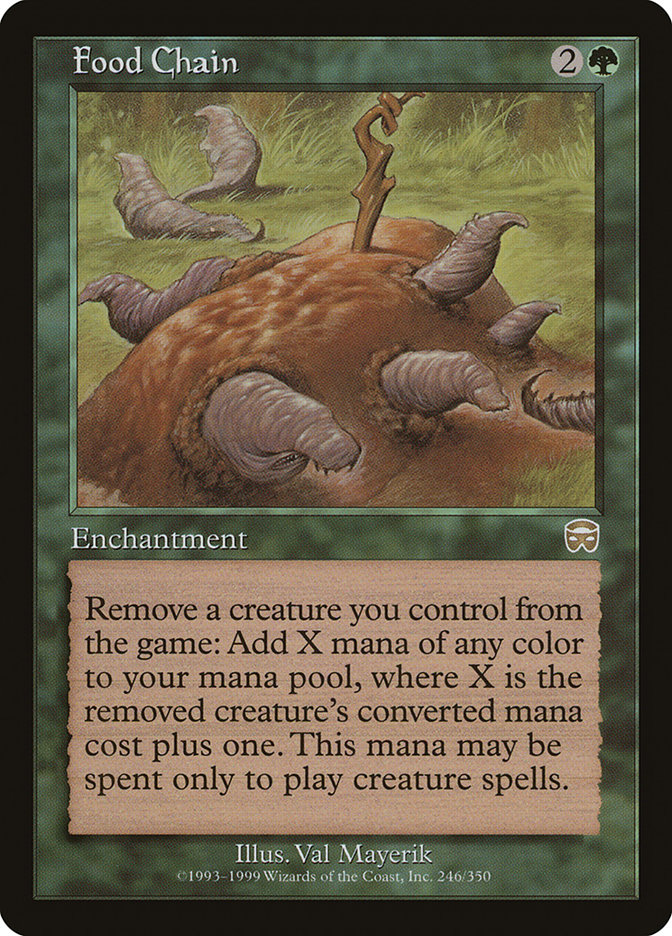Magic the Gathering Card - Food Chain - MTG Circle