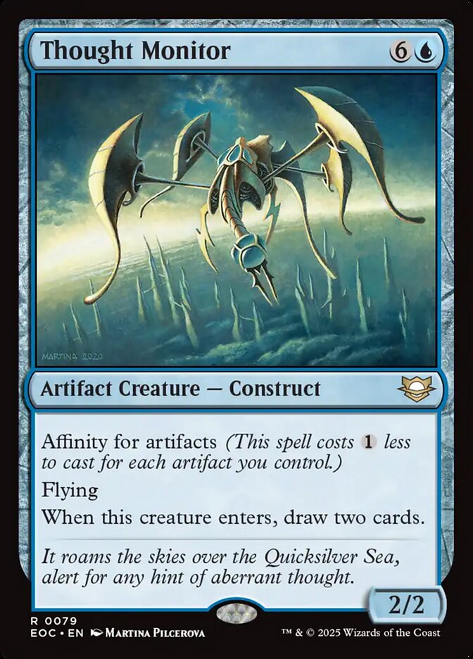 Magic the Gathering Card - Thought Monitor - MTG Circle