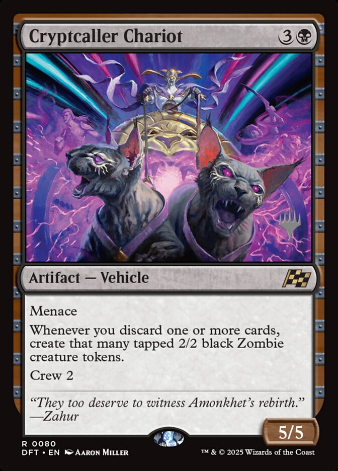 Magic the Gathering Card - Cryptcaller Chariot - MTG Circle