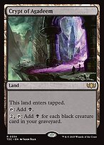 Magic the Gathering Card - Crypt of Agadeem - MTG Circle