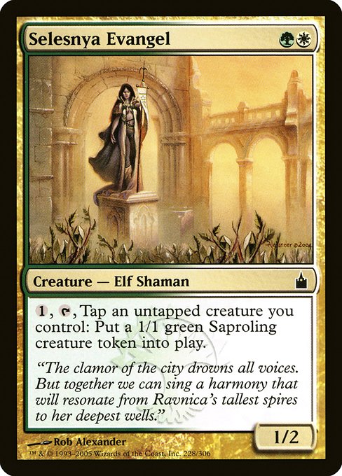 Magic the Gathering Card - Selesnya Evangel - MTG Circle