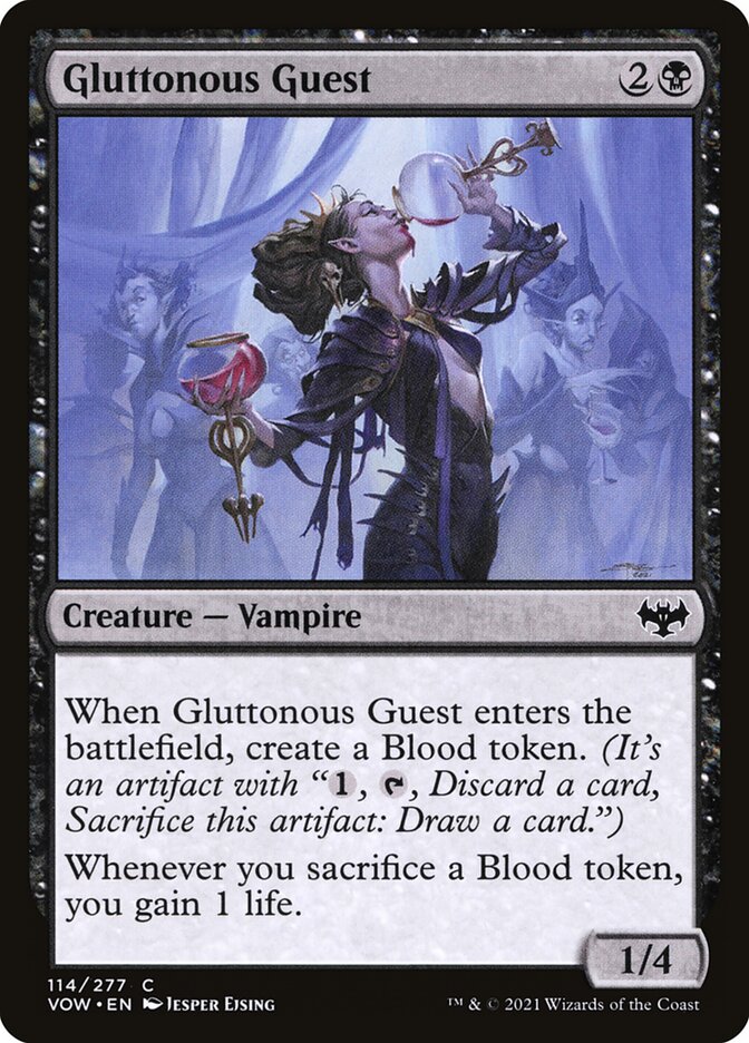 Magic the Gathering Card - Gluttonous Guest - MTG Circle