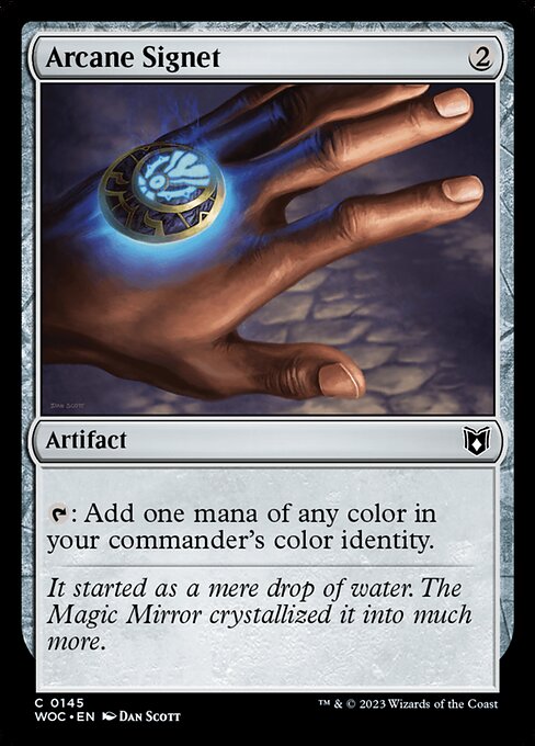 Magic the Gathering Card - Arcane Signet - MTG Circle