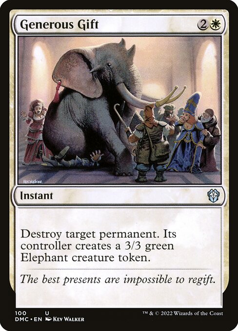 Magic the Gathering Card - Generous Gift - MTG Circle