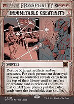 Magic the Gathering Card - Indomitable Creativity - MTG Circle