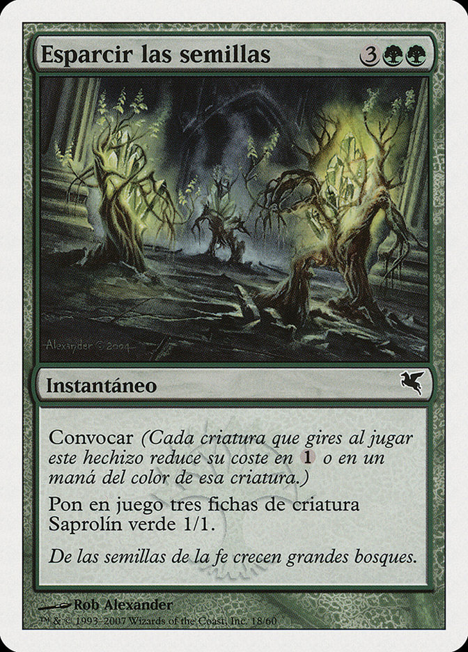 Magic the Gathering Card - Scatter the Seeds - MTG Circle