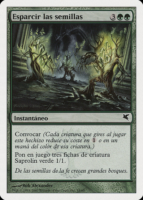 Magic the Gathering Card - Scatter the Seeds - MTG Circle