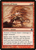 Magic the Gathering Card - Torrent of Stone - MTG Circle