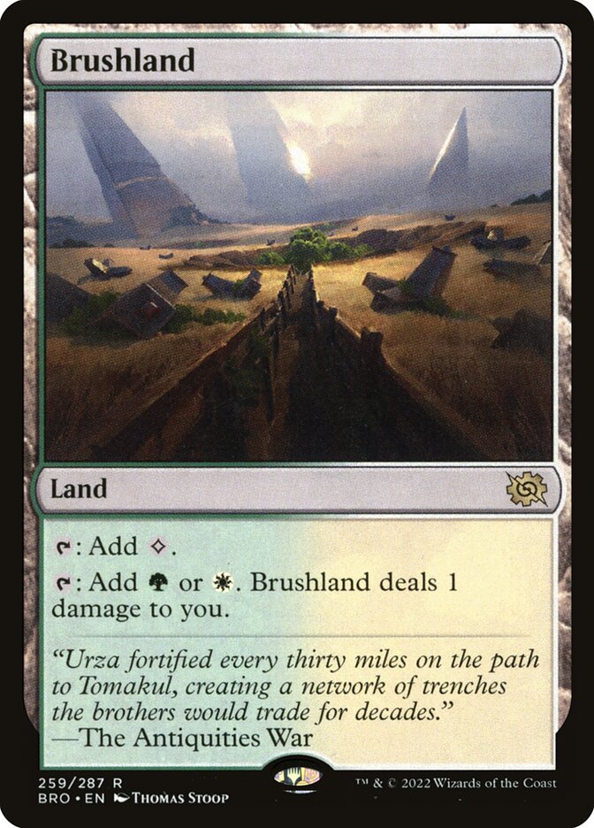 Magic the Gathering Card - Brushland - MTG Circle