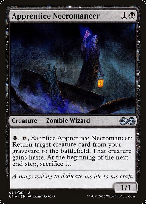 Magic the Gathering Card - Apprentice Necromancer - MTG Circle