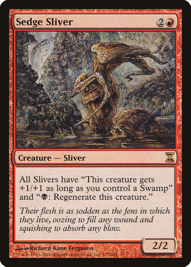 Magic the Gathering Card - Sedge Sliver - MTG Circle