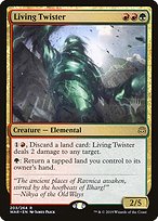 Magic the Gathering Card - Living Twister - MTG Circle