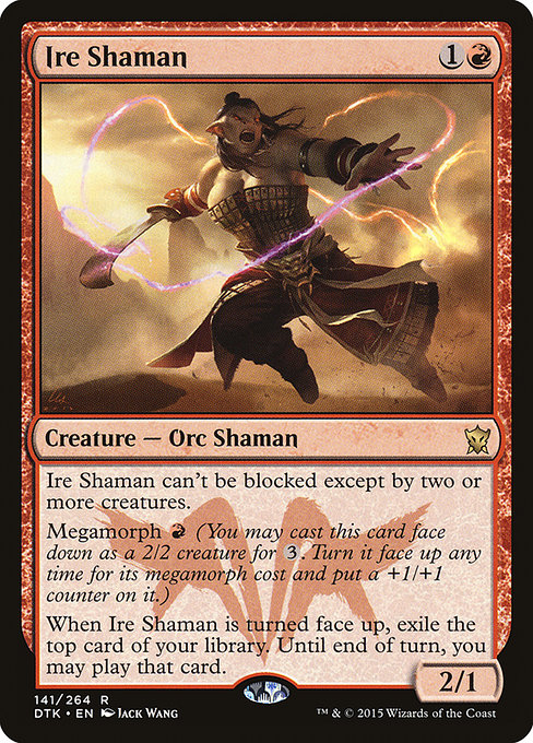 Magic the Gathering Card - Ire Shaman - MTG Circle
