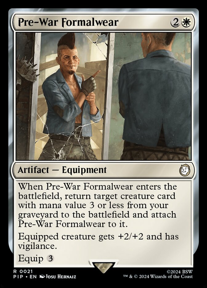 Magic the Gathering Card - Pre-War Formalwear - MTG Circle