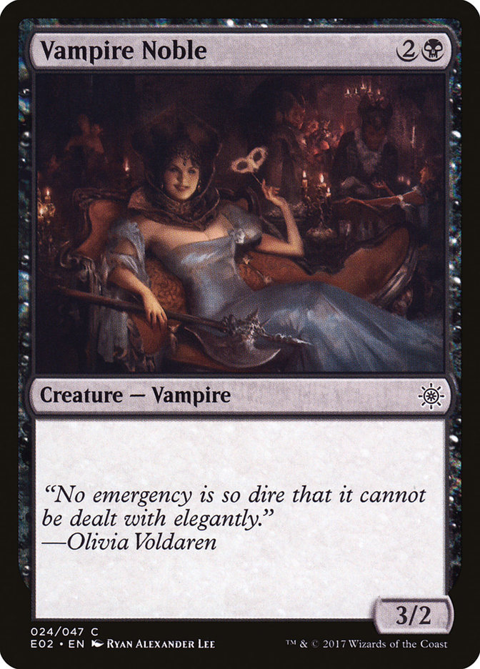 Magic the Gathering Card - Vampire Noble - MTG Circle