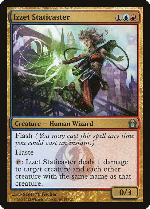 Magic the Gathering Card - Izzet Staticaster - MTG Circle
