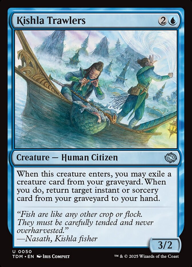 Magic the Gathering Card - Kishla Trawlers - MTG Circle