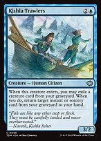 Magic the Gathering Card - Kishla Trawlers - MTG Circle