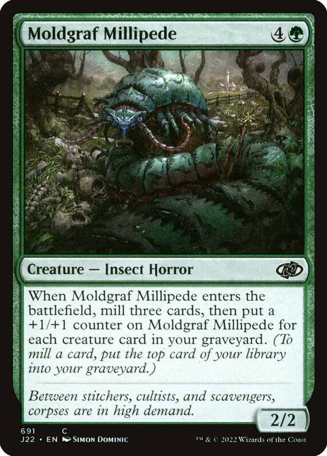 Magic the Gathering Card - Moldgraf Millipede - MTG Circle