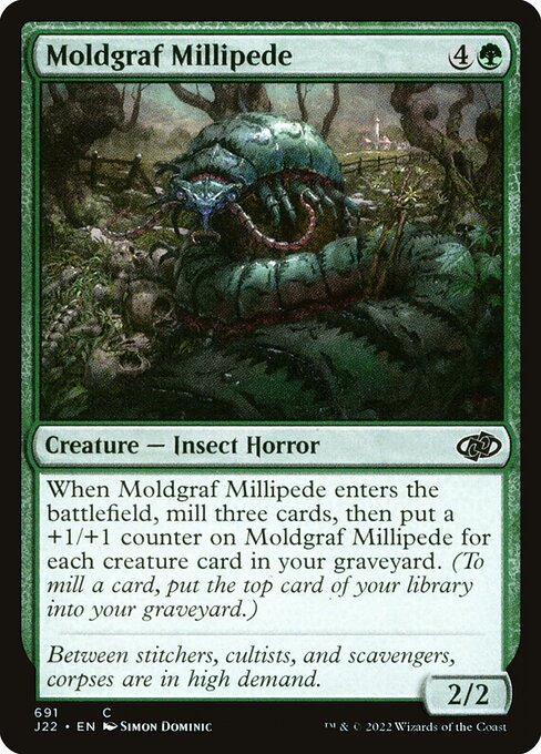 Magic the Gathering Card - Moldgraf Millipede - MTG Circle