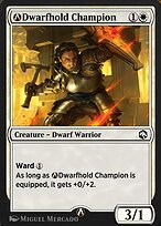 Magic the Gathering Card - A-Dwarfhold Champion - MTG Circle
