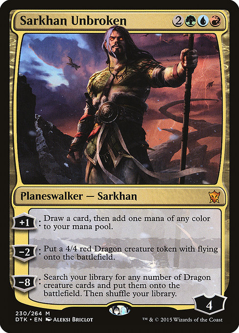 Magic the Gathering Card - Sarkhan Unbroken - MTG Circle