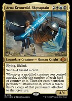 Magic the Gathering Card - Arna Kennerüd, Skycaptain - MTG Circle