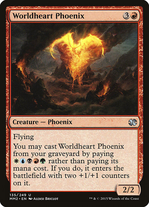 Magic the Gathering Card - Worldheart Phoenix - MTG Circle