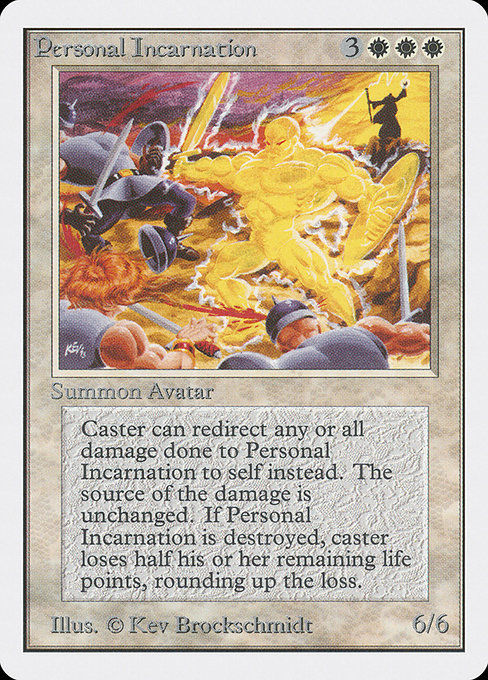 Magic the Gathering Card - Personal Incarnation - MTG Circle