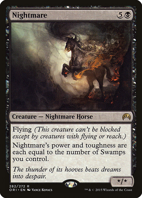 Magic the Gathering Card - Nightmare - MTG Circle
