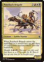 Magic the Gathering Card - Ponyback Brigade - MTG Circle