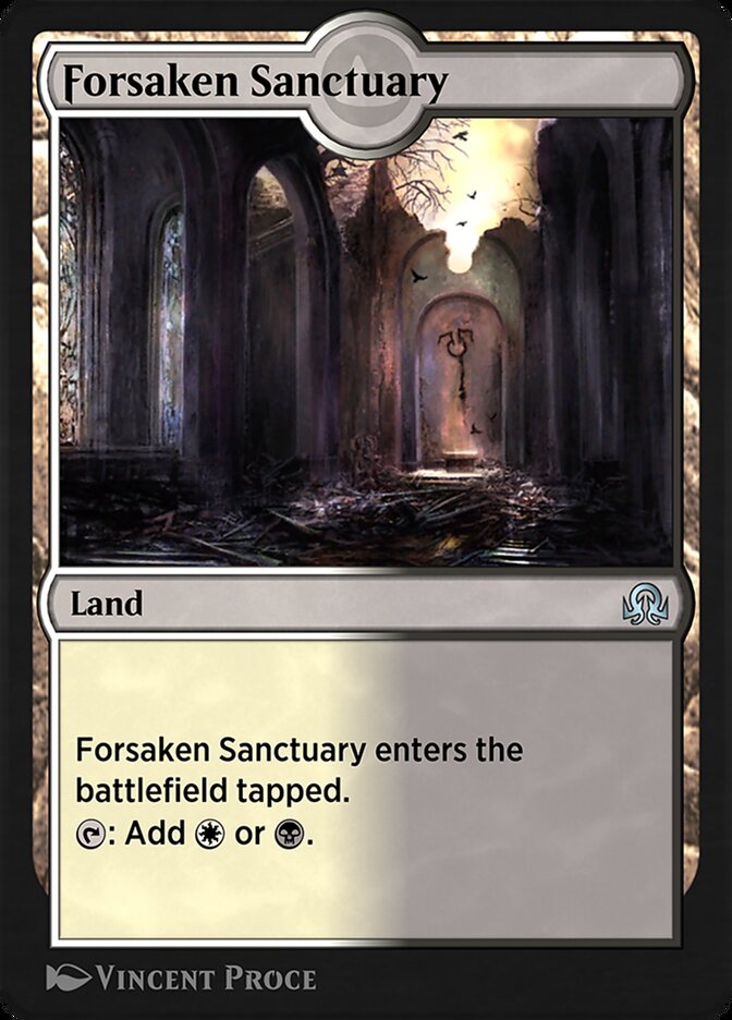 Magic the Gathering Card - Forsaken Sanctuary - MTG Circle
