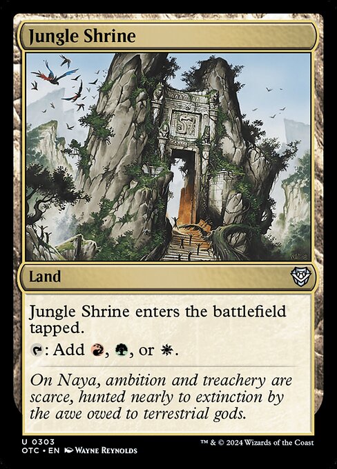 Magic the Gathering Card - Jungle Shrine - MTG Circle