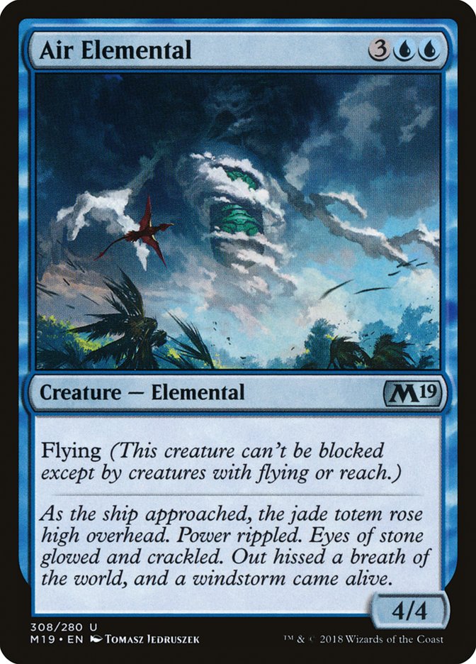 Magic the Gathering Card - Air Elemental - MTG Circle