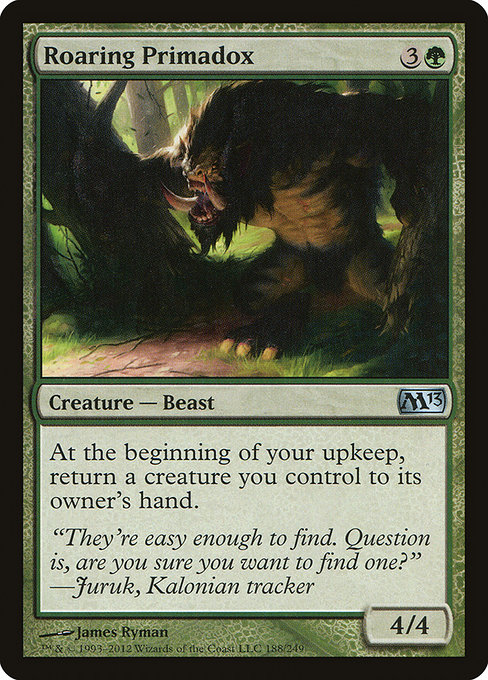 Magic the Gathering Card - Roaring Primadox - MTG Circle