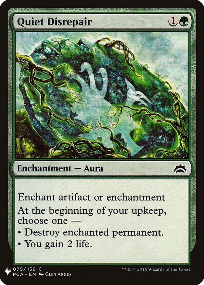 Magic the Gathering Card - Quiet Disrepair - MTG Circle