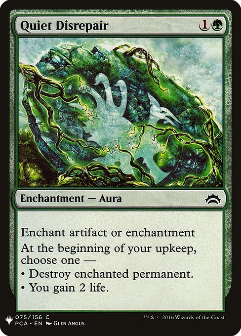 Magic the Gathering Card - Quiet Disrepair - MTG Circle
