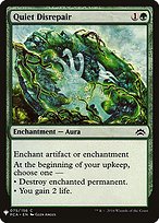Magic the Gathering Card - Quiet Disrepair - MTG Circle