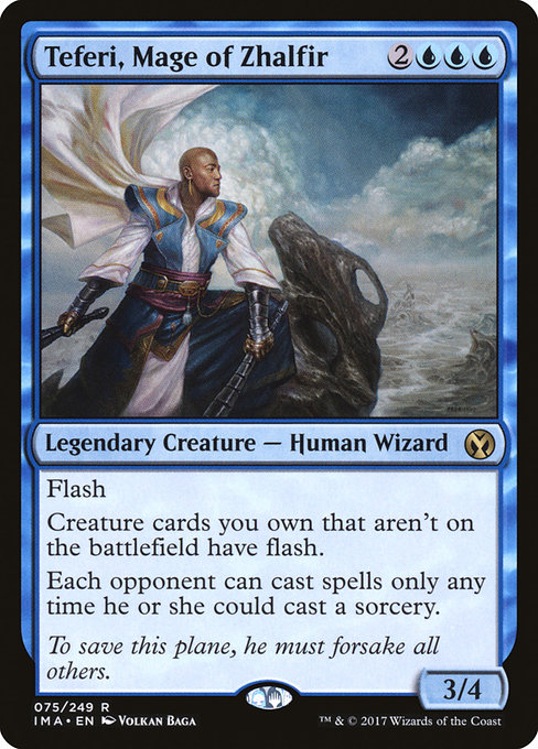 Magic the Gathering Card - Teferi, Mage of Zhalfir - MTG Circle