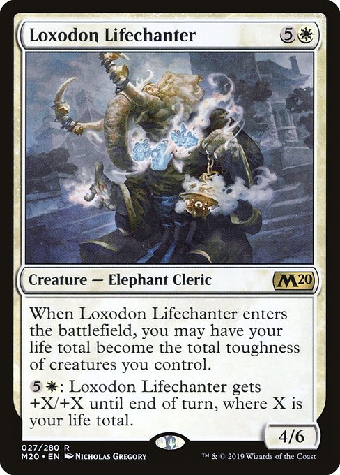 Magic the Gathering Card - Loxodon Lifechanter - MTG Circle