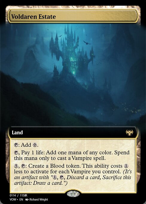 Magic the Gathering Card - Voldaren Estate - MTG Circle